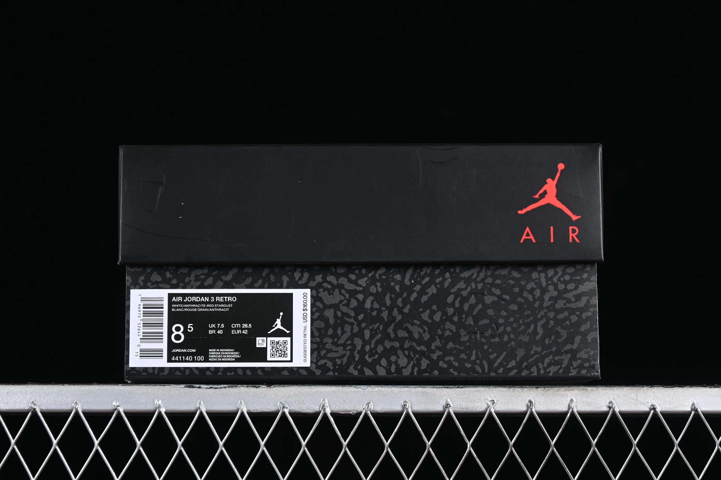 All categories Air Jordan Jordan series basketball shoes Air Jordan 3 Air Jordan 3 GS "Red Stardust" AJ3 Joe 3 new white pink flower 441140-100